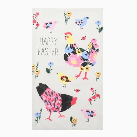 Catcelle kitchen. Dolyana "Happy Easter" 28x46 cm, horn, 100% HL, 160g/m2-1