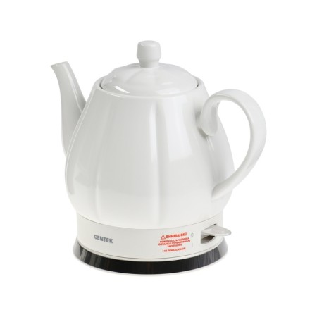 Electric kettle Centek CT-0062, ceramics, 2 l, 2000 watts, white-1