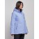 Ski jacket female, size 46, purple color