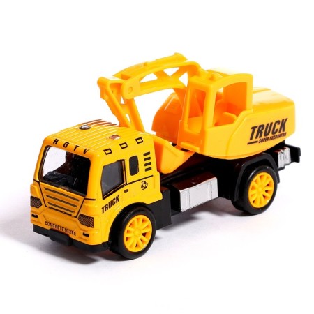 Set of metal machines "Construction", inertia, 3 pieces-6