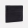 Male purse without fastening, for bills, for cards, black color
