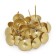 Tundra nails, decorative, 25x39 mm, gold, 100 pcs