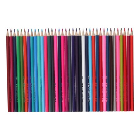 Pencils 72 colors, Devente Trio Mega Soft, three -sided housing, super soft, 4m, 3 mm neckline-4