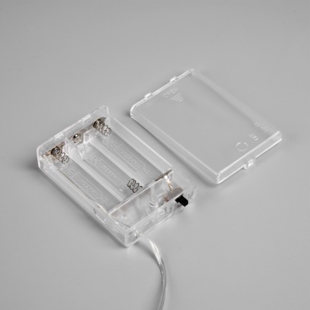 Garland “thread-grozd” 60 cm, transparent thread, “birds”, 30 LED, 4.5 V, AAX3 batteries (not in the kit), glow warm white-3