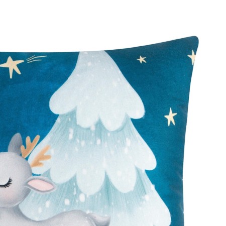 New Year's Ethel pillow "Happy Winter", 40*40 cm, 100% p/e, velor-3