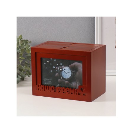 Photo archive in 96 photos 10x15 cm + frame 10x15 cm "Our time" Red tree 20x15x12 cm-1