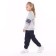 Sweatshirt for girls, gray color, height 152-158cm