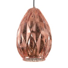 Bayerlux Lamp Tosso E27 40W pink gold 15x15x26-126 cm