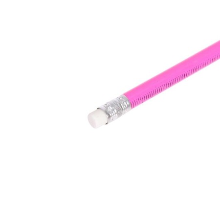 Black pencil with the eraser "ruler", hardness of HB, round body, mix-17