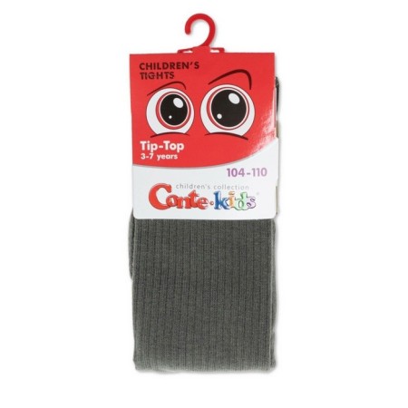 Колготки детские в рубчик Conte Kids Tip-Top, рост 150-152 см, цвет хаки-2