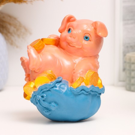 Pigger "Pig on a bag of money" 16cm-1