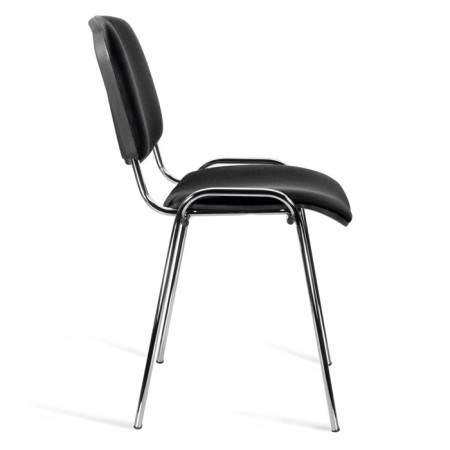 Stool Staff ISO Lite CF-008, chrome, black fabric (S-11)-2