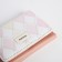Baby wallet on the button, pink color