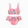 Separate swimsuit for a girl, pink color, height 110-116 cm