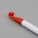 Knitting hook, d = 10 mm, 15 cm, white/red color