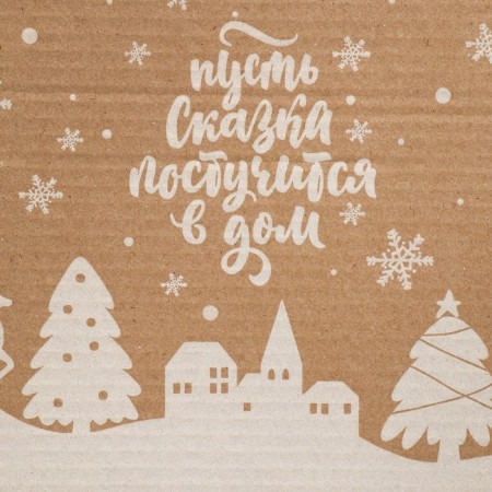 Box the national team "Snow City", Bury, 27 x 21 x 9 cm, New Year-4