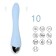 Massage vibrator, 10 modes, 22 x 3 cm, ZU USB, blue