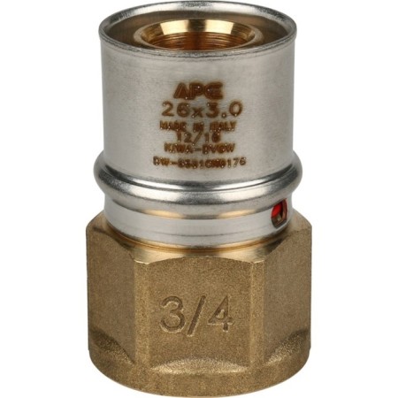 Stout SFP-0002-003426, 3/4 "x 26 mm, internal threads, brass-2