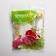 Orthodontic dummy nipple, latex, from 0 months, with the holder, Moore-Mur, pink color