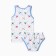 A set for a boy (T -shirt, panties), cornflower color, height 122 cm