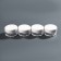 Storage jars, 4 pcs, d = 2.8 cm, 5 ml, white/transparent color