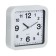 Clock - desktop an alarm clock, with a suspension, a discrete move, d -12.5 cm, 15 x 15 cm, aa