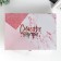 Casket tree "Happiness inside. Pink marble" to leatherette gloss 5.5x24x17 cm