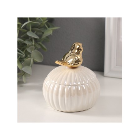 Coramics Coramics "Boofing" White mother of pearl 8.2x8.2x10 cm-2