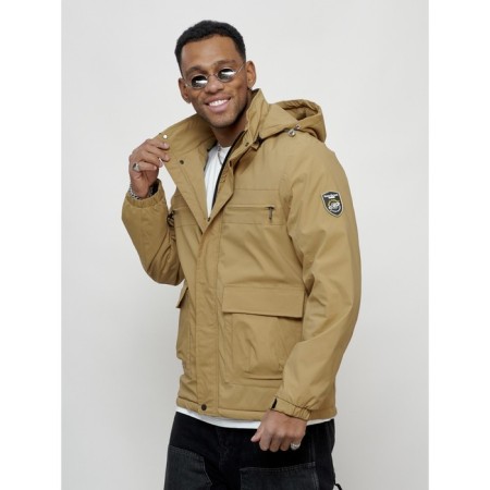 Sports male jacket, size 54, beige color-1