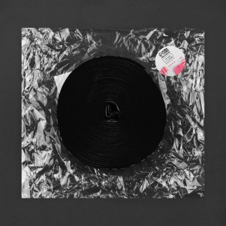 The gum is woven, soft, 50 mm, 4.5 ± 1 m, black/white color-3