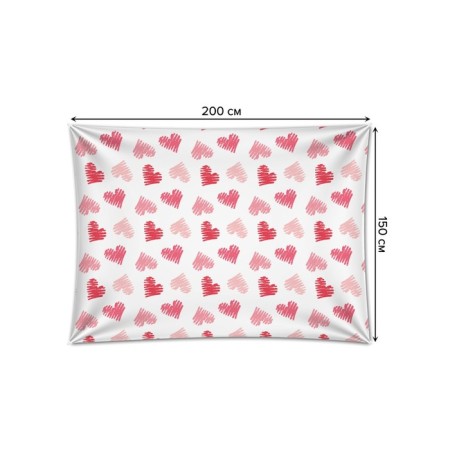 Decorative panel with photo printing "Catch pattern", horizontal, size 150x200 cm-1