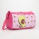 Sports Avocado bag with zipper, external pocket, pink color