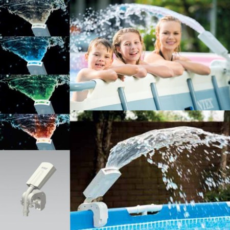 LED diveter for the pool, 4 diodes, 1 adapter d = 32/38 mm, 28089 intex-1