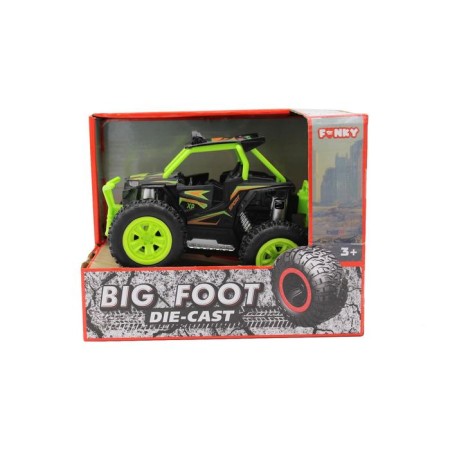 Buggy, inertial mechanism, springs, light and sound effects, green-1