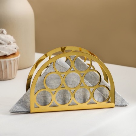 Mercy napkin, 13 × 9 × 3.5 cm, gold color-1