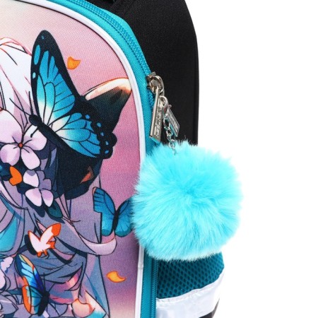Frame backpack, 35x26x13, Seventeen, girl EVA, green-9