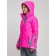 Ski jacket female winter, size 46, pink color