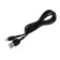 Hoco X20, Lightning cable - USB, 2.4 A, 1 m, PVC braid, black