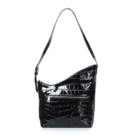 Female bag, fantle leather, 270x310x100 cm, black-2