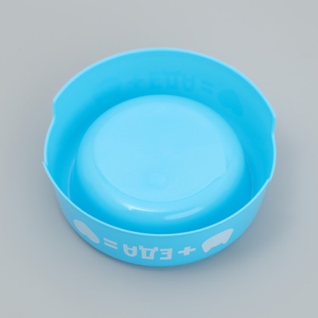 Plastic bowl "Food for a cat", 250 ml, blue-5