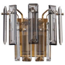 Wall lamp TON 2XE14 40W, size 23x13x21 cm, bronze color