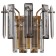 Wall lamp TON 2XE14 40W, size 23x13x21 cm, bronze color