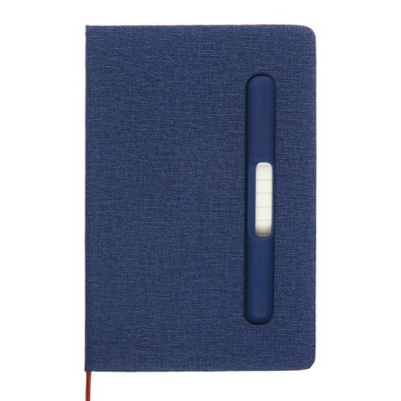 Leduced Diary A5, 96l, Lin, Holder for phone/tablet/handles, blue