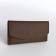 Women's wallet on a magnet, brown color