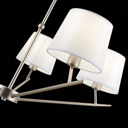 Ceiling EVOLUCE lamp. Sle300102-05. Denice. 5x40 watts, E14, 66x66x49 cm, Nickel color-6