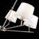 Ceiling EVOLUCE lamp. Sle300102-05. Denice. 5x40 watts, E14, 66x66x49 cm, Nickel color
