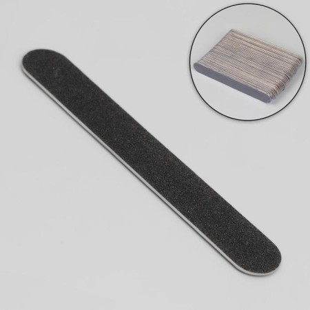 File - EVERATIC “Classic”, on a wooden basis, abrasiveness 200, 10 cm, packing 50 pcs, black color black-1