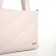 Women's bag with lightning, milk color