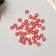 Decor for creativity Plastic "Half -Pesterpoline with Red Strose" set 40 pcs 1x1x0.5 cm