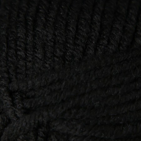 Yarn "Superlana Maxi" 75% acrylic, 25% wool 100m/100g (60 black)-2